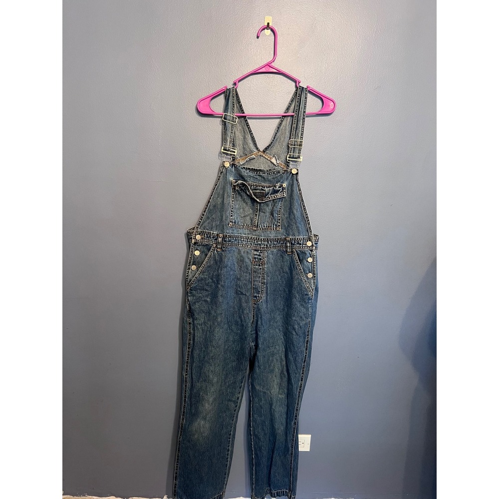 Vintage Bill Blass Jeans Blue Denim Women's Overalls Size Petite‎ Medium 1990s